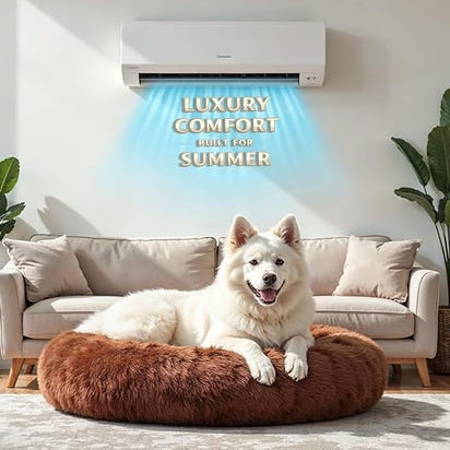 Worthorb Cloud-Cuddler Round Pet Bed™